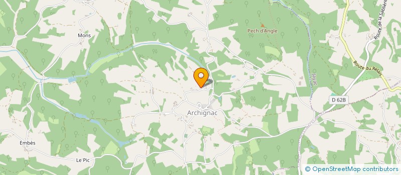 localisation de l'entreprise MONSIEUR STEPHANE HANUS  ARCHIGNAC