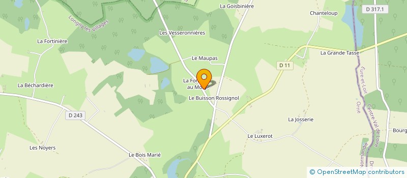 localisation de l'entreprise MONSIEUR STEPHANE HAQUIN à LONGNY LES VILLAGES