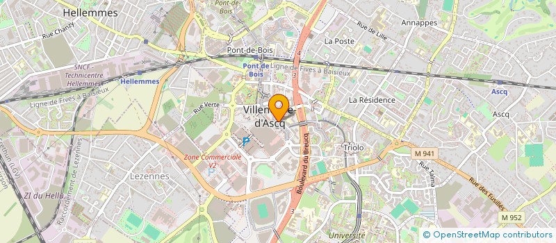 localisation de l'entreprise MONSIEUR STEPHANE HARBONNIER à VILLENEUVE-D'ASCQ