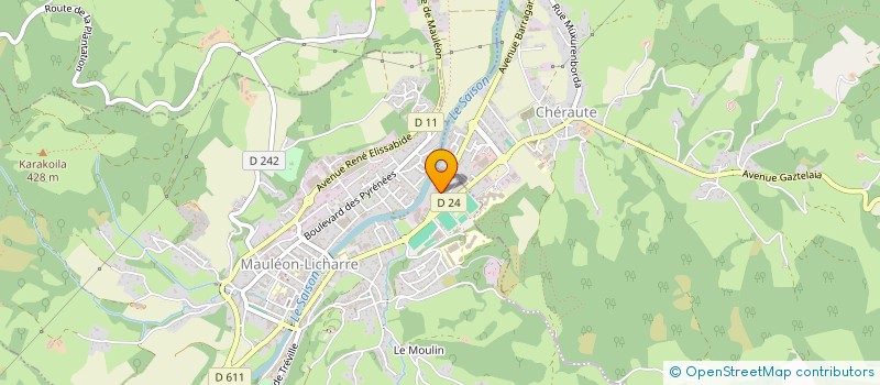 localisation de l'entreprise MONSIEUR STEPHANE HARBUSTAN à MAULEON-LICHARRE