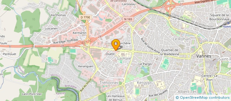 localisation de l'entreprise MONSIEUR STEPHANE HASCOET à VANNES