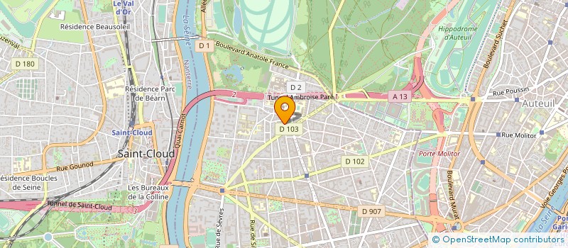 localisation de l'entreprise MONSIEUR STEPHANE HAUTECOUVERTURE à BOULOGNE-BILLANCOURT