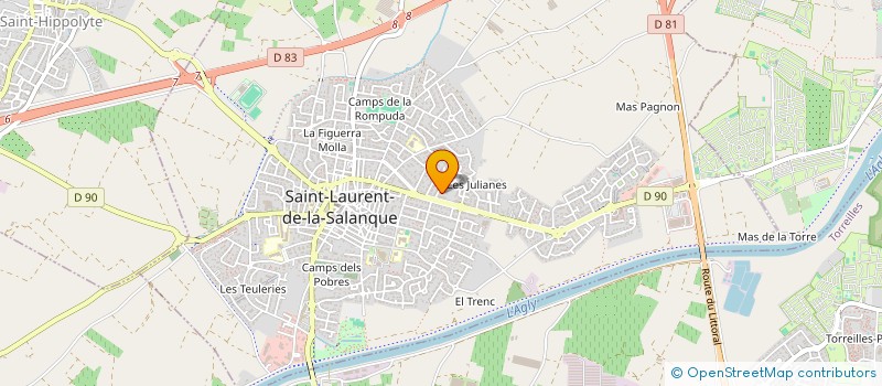 localisation de l'entreprise MONSIEUR STEPHANE HAUTEMANIERE à SAINT-LAURENT-DE-LA-SALANQUE