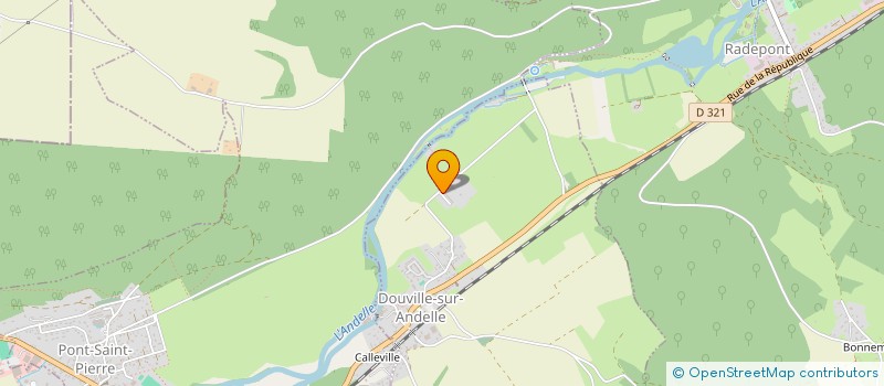 localisation de l'entreprise MONSIEUR STEPHANE HAUTEMAYOU  DOUVILLE-SUR-ANDELLE