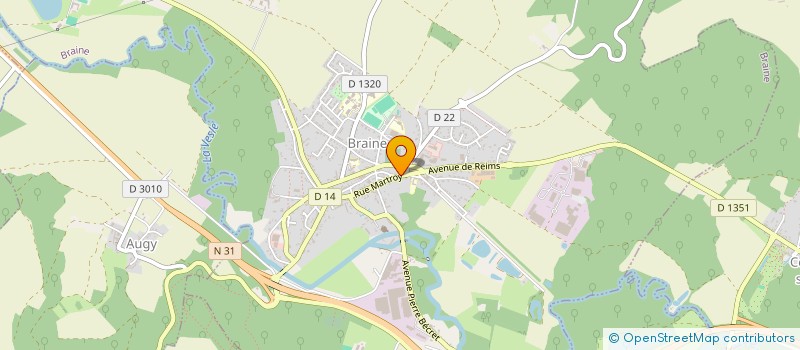 localisation de l'entreprise MONSIEUR STEPHANE HAUTUS  BRAINE