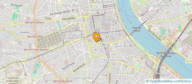 localisation de l'entreprise MONSIEUR STEPHANE HAYETTE  BORDEAUX