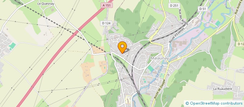 localisation de l'entreprise MONSIEUR STEPHANE HEBERT  MALAUNAY