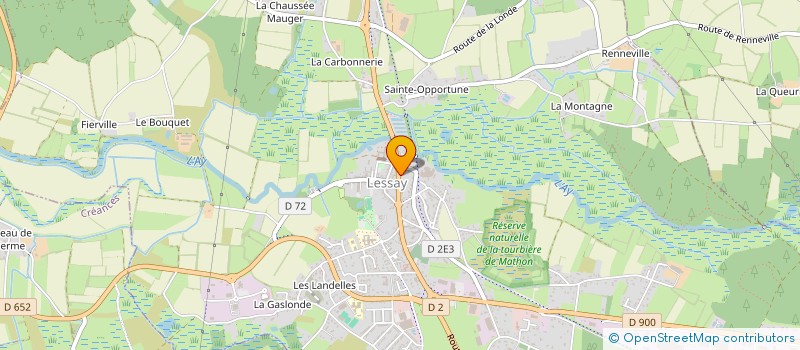 localisation de l'entreprise MONSIEUR STEPHANE HEBERT  LESSAY