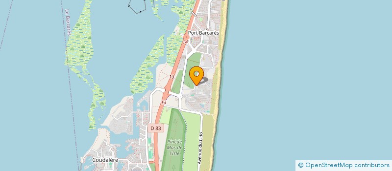 localisation de l'entreprise MONSIEUR STEPHANE HEDOIRE  LE BARCARES