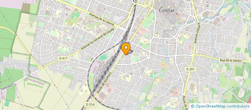 localisation de l'entreprise MONSIEUR STEPHANE HEIDET  COLMAR