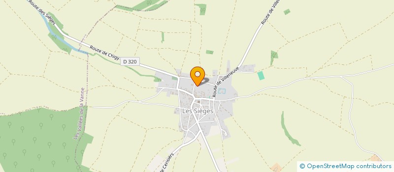 localisation de l'entreprise MONSIEUR STEPHANE HEITZMANN  LES SIEGES