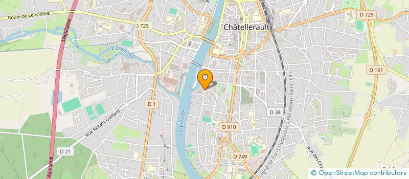 localisation de l'entreprise MONSIEUR STEPHANE HELLOT  CHATELLERAULT