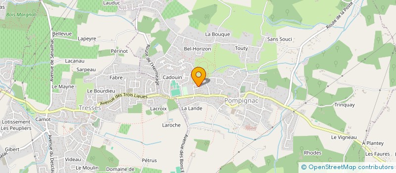 localisation de l'entreprise MONSIEUR STEPHANE HELLOUIN  POMPIGNAC