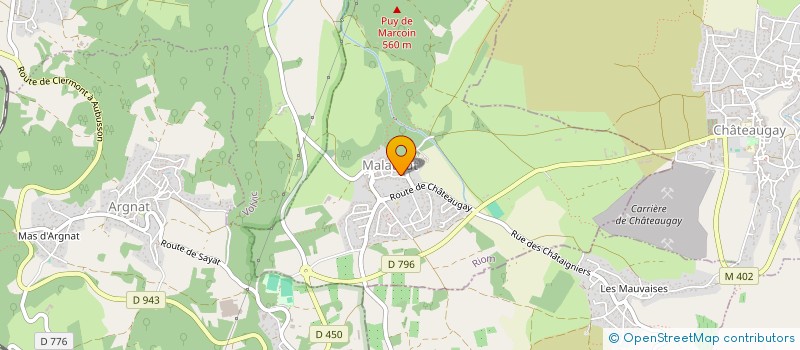 localisation de l'entreprise MONSIEUR STEPHANE HENOT  MALAUZAT