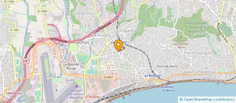 localisation de l'entreprise MONSIEUR STEPHANE HENRI à CANNES