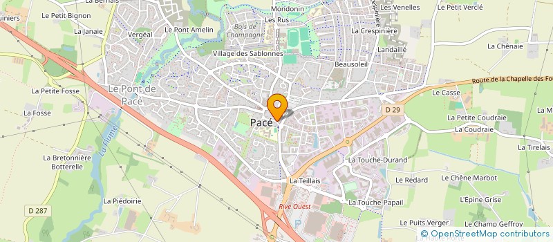 localisation de l'entreprise MONSIEUR STEPHANE HENRY  PACE