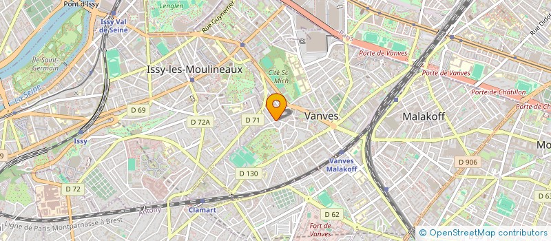 localisation de l'entreprise MONSIEUR STEPHANE HENRY  VANVES