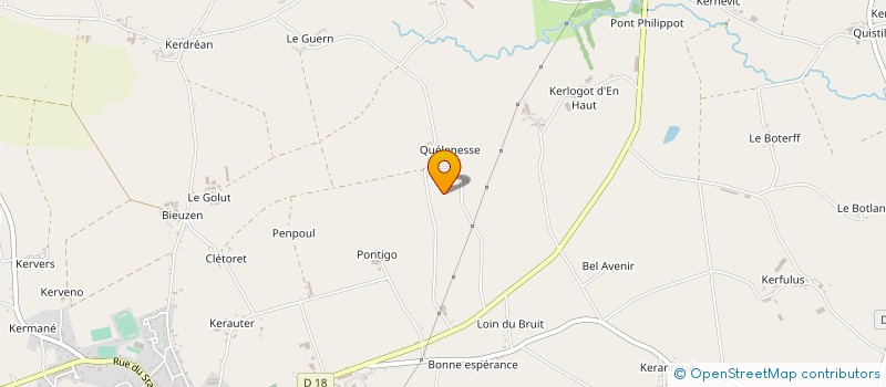 localisation de l'entreprise MONSIEUR STEPHANE HENRY à CLEGUEREC