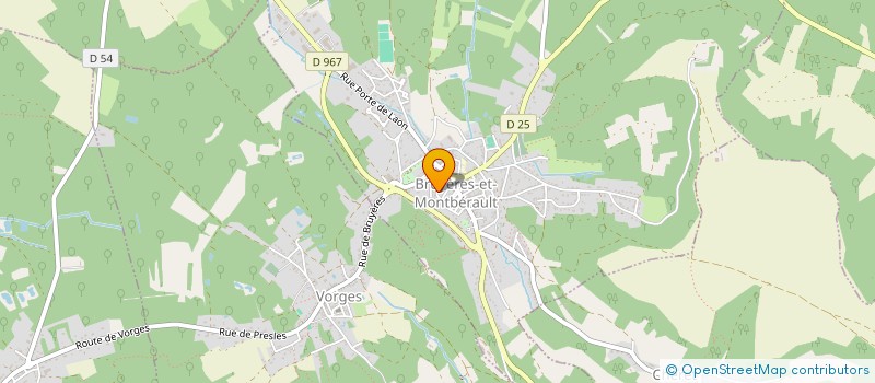 localisation de l'entreprise MONSIEUR STEPHANE HERBET à BRUYERES-ET-MONTBERAULT
