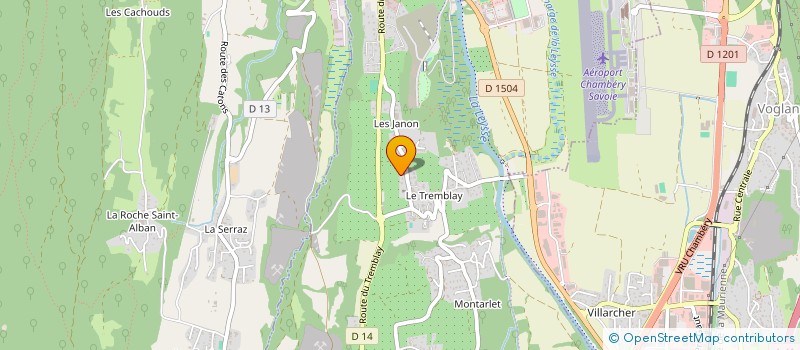 localisation de l'entreprise MONSIEUR STEPHANE HERIGAULT  LA MOTTE-SERVOLEX