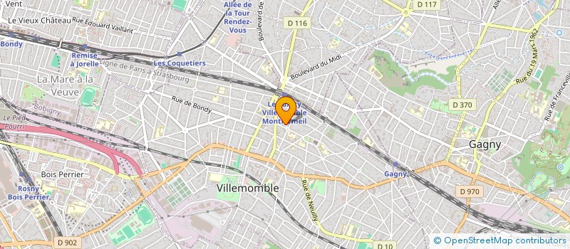 localisation de l'entreprise MONSIEUR STEPHANE HERMENT  VILLEMOMBLE