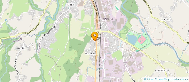 localisation de l'entreprise MONSIEUR STEPHANE HERNANDEZ  RUMILLY