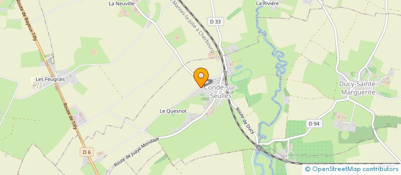 localisation de l'entreprise MONSIEUR STEPHANE HERVE  CONDE-SUR-SEULLES