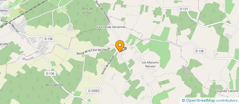 localisation de l'entreprise MONSIEUR STEPHANE-HERVE PAVON à MEURSAC
