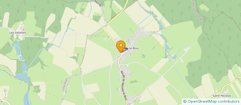 localisation de l'entreprise MONSIEUR STEPHANE HERVIOU-LEFORT  MESSEY-SUR-GROSNE