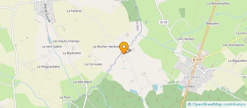 localisation de l'entreprise MONSIEUR STEPHANE HERY  FOUGEROLLES-DU-PLESSIS