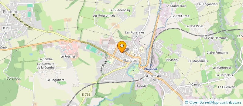 localisation de l'entreprise MONSIEUR STEPHANE HEUZE à PLANCOET