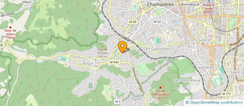 localisation de l'entreprise MONSIEUR STEPHANE HEYER  ROYAT