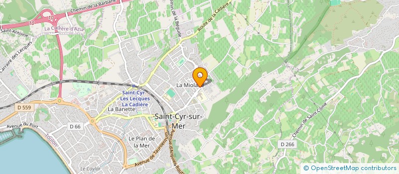 localisation de l'entreprise MONSIEUR STEPHANE HILPERT à SAINT-CYR-SUR-MER