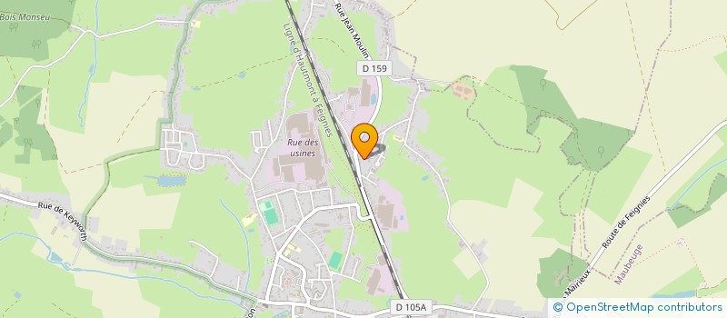 localisation de l'entreprise MONSIEUR STEPHANE HIROUX  FEIGNIES