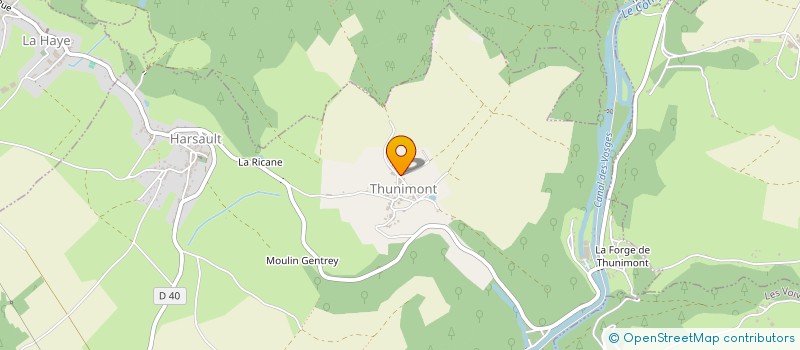 localisation de l'entreprise MONSIEUR STEPHANE HIVERT  LA VOGE-LES-BAINS