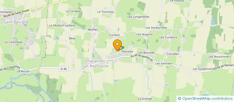 localisation de l'entreprise MONSIEUR STEPHANE HOARAU à CHAVANNES-SUR-REYSSOUZE
