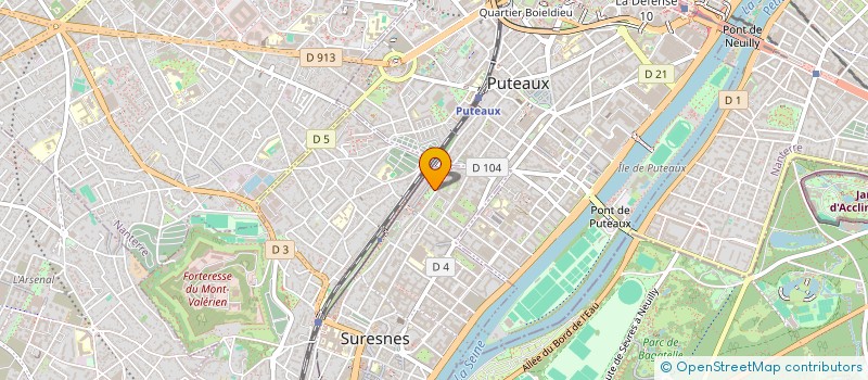 localisation de l'entreprise MONSIEUR STEPHANE HODEL à SURESNES