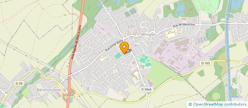 localisation de l'entreprise MONSIEUR STEPHANE HOGUET  WINGLES