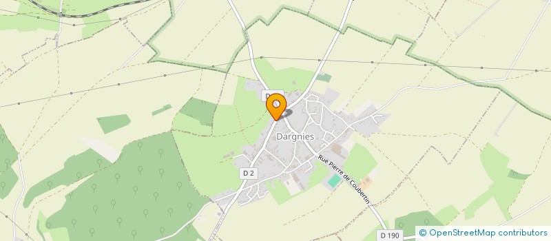 localisation de l'entreprise MONSIEUR STEPHANE HOLLEVILLE  DARGNIES