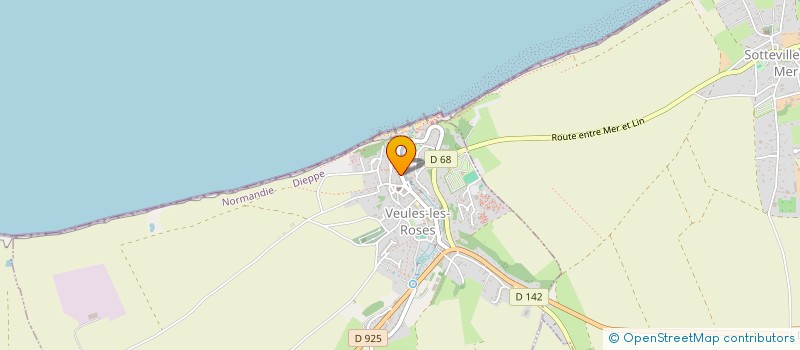 localisation de l'entreprise MONSIEUR STEPHANE HOUISSE  VEULES-LES-ROSES