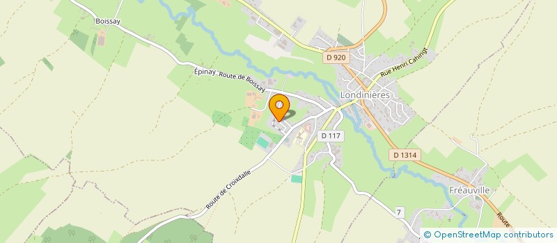 localisation de l'entreprise MONSIEUR STEPHANE HOULE à LONDINIERES