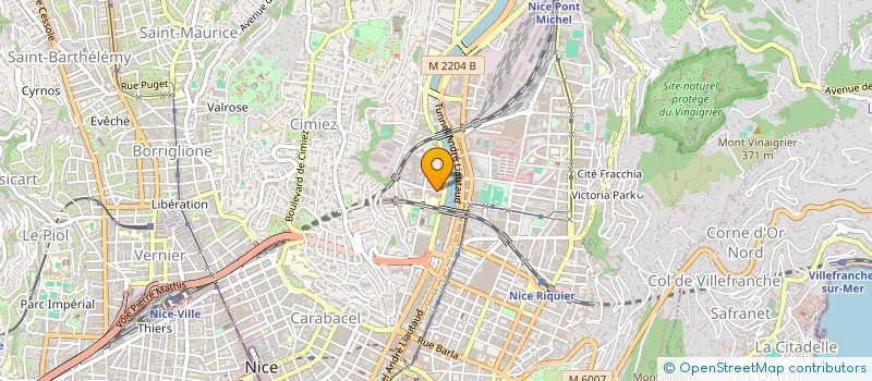 localisation de l'entreprise MONSIEUR STEPHANE HOURIEZ  CANNES