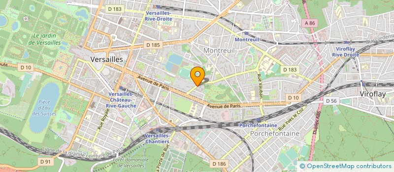 localisation de l'entreprise MONSIEUR STEPHANE HOUSSA à VERSAILLES