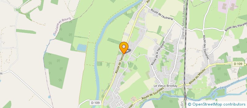 localisation de l'entreprise MONSIEUR STEPHANE HOUSSIN  BRIOLLAY