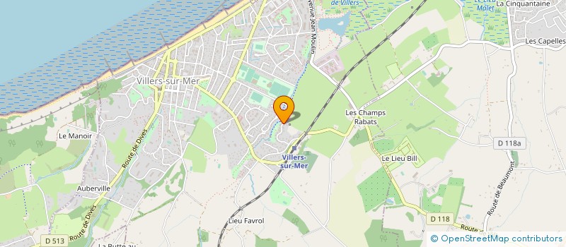 localisation de l'entreprise MONSIEUR STEPHANE HUAN à VILLERS-SUR-MER