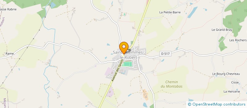 localisation de l'entreprise MONSIEUR STEPHANE HUBERT  SAINTE-GEMMES-LE-ROBERT