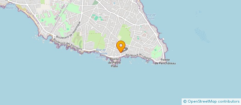 localisation de l'entreprise MONSIEUR STEPHANE HUBERT  LE POULIGUEN