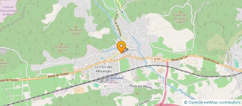 localisation de l'entreprise MONSIEUR STEPHANE HUET  LE CANNET-DES-MAURES