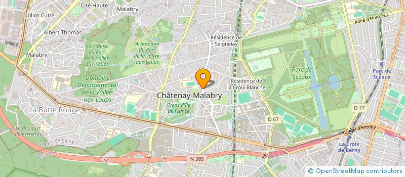 localisation de l'entreprise MONSIEUR STEPHANE HUET  CHATENAY-MALABRY