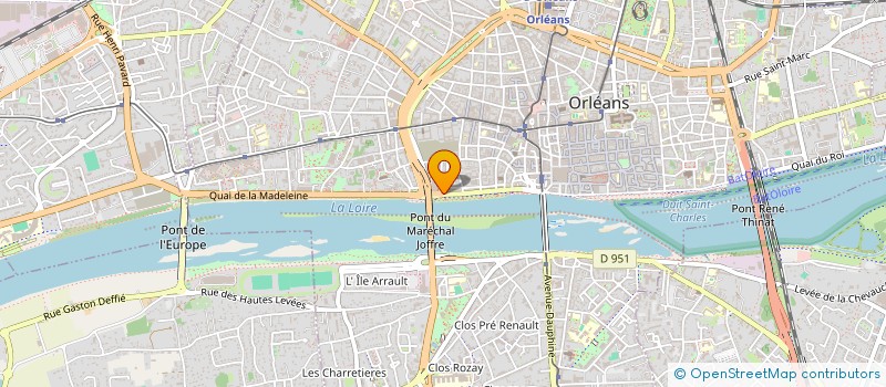 localisation de l'entreprise MONSIEUR STEPHANE HUGON à ORLEANS